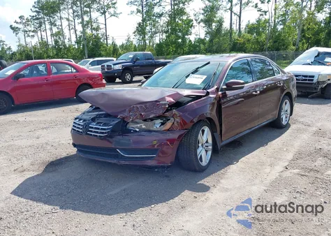 2014 Volkswagen Passat 2.0L Tdi Se из США, поврежденный, VIN 1VWBN7A32EC090962
